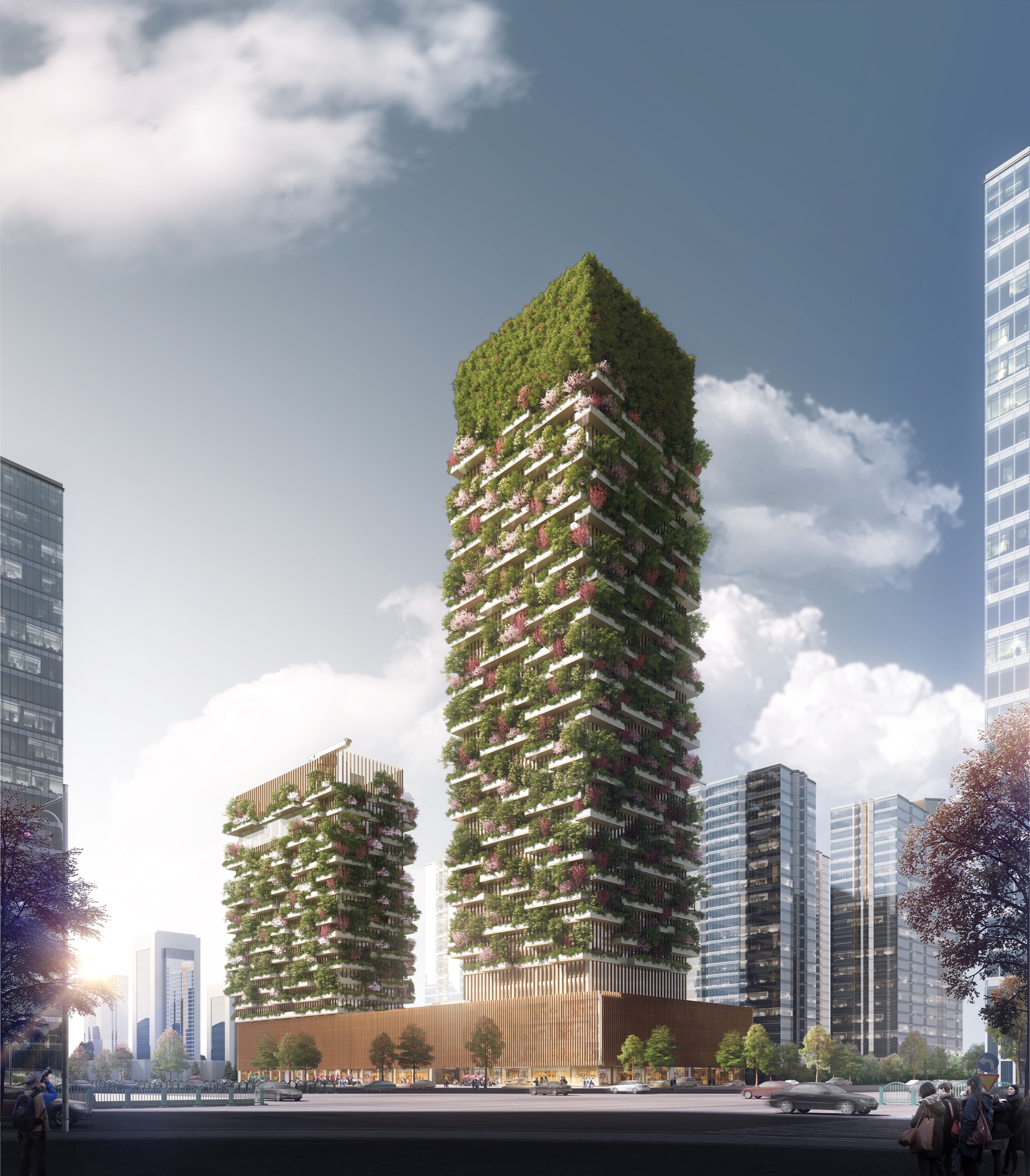 Arquitetura sustentável no mundo - Torres Nanjing